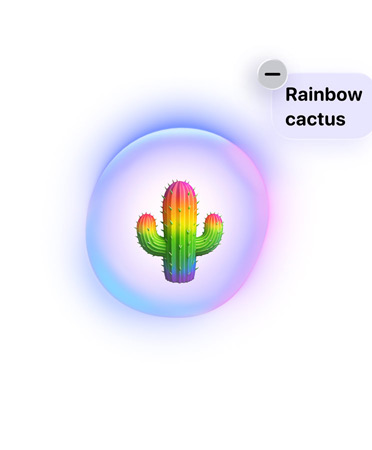 En Genmoji som skapats med Apple Intelligence