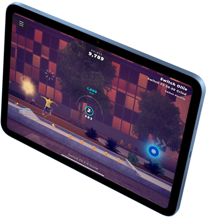 Game Skate City di iPad.